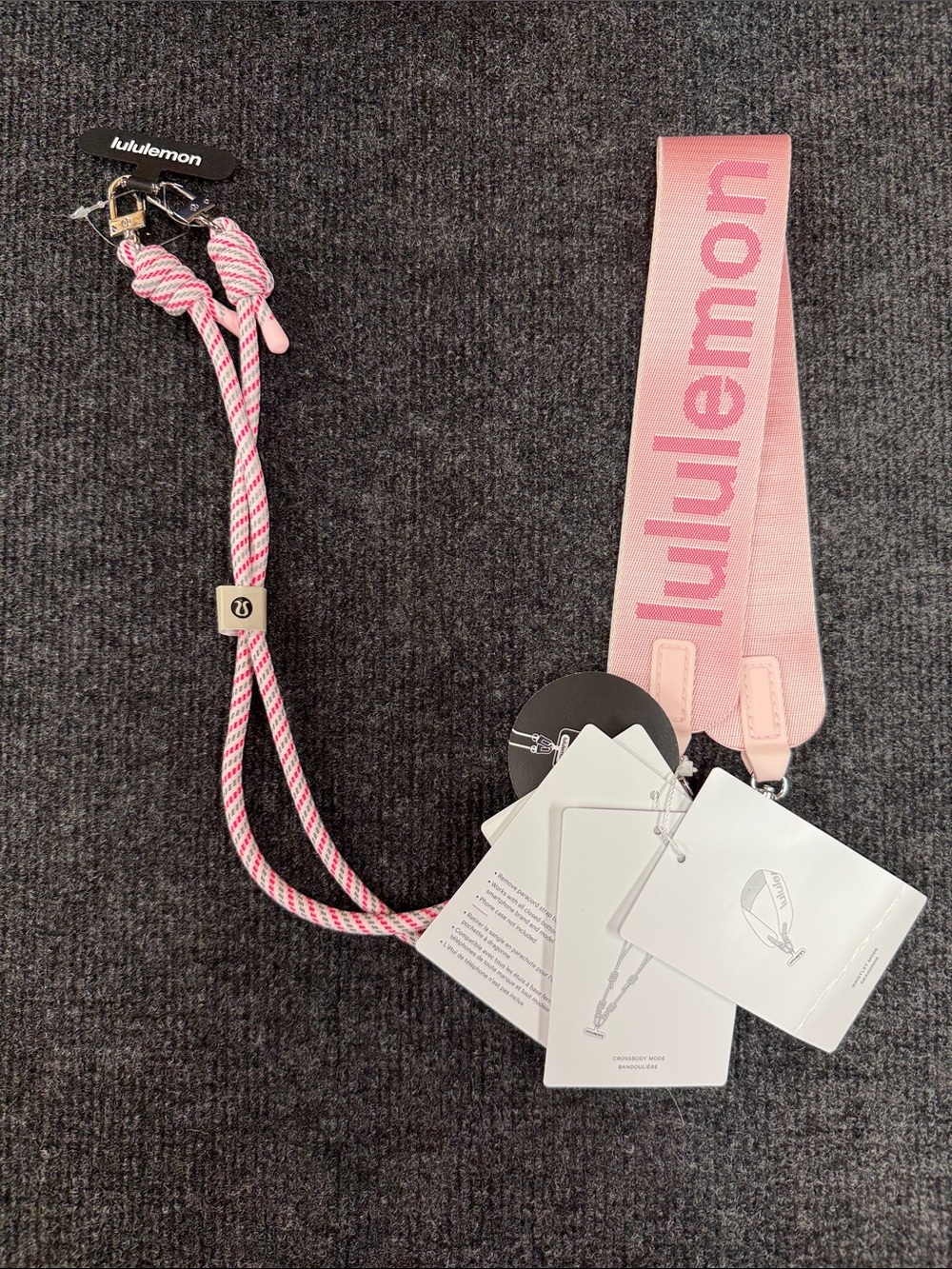 Lululemon never lost Crossbody phone strap